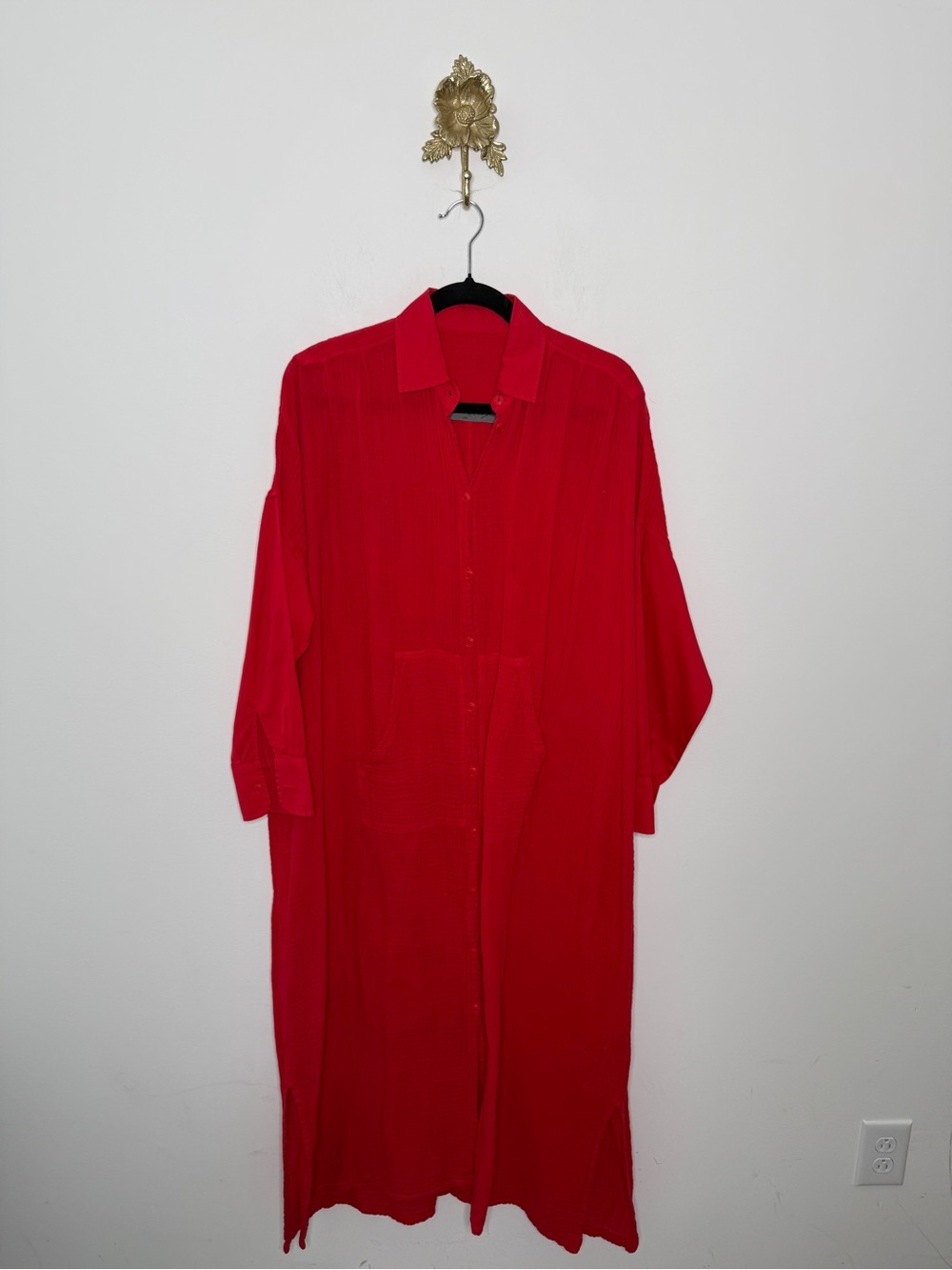Raquel Allegra Caftan Shirt Dress O/S